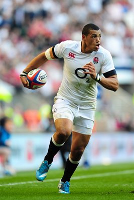 Luther Burrell England v Wales Twickenham 6 Nations 2014