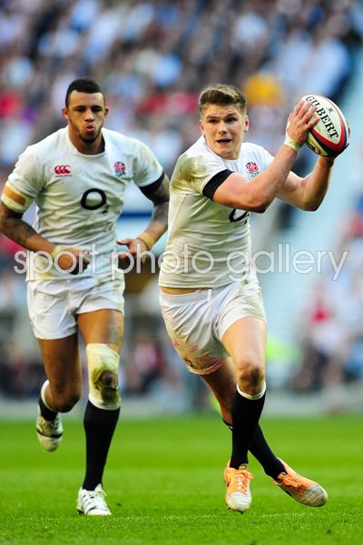 Owen Farrell England v Wales Twickenham 2014