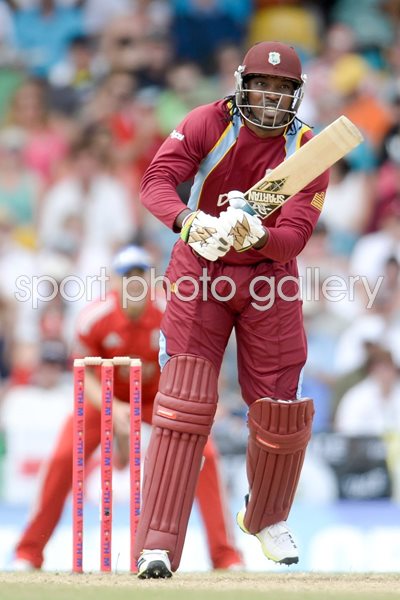 Chris Gayle West Indies v England T20 Barbados 2014