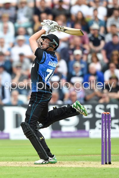 Mitchell Santner New Zealand v England 4th ODI Trent Bridge 2015