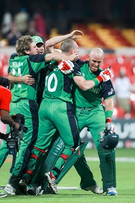 Ireland celebrate win v England World Cup 