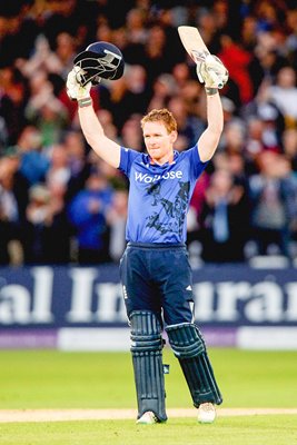 Eoin Morgan England v New Zealand Trent Bridge 2015