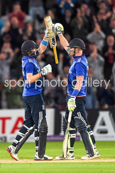 2015 Joe Root & Ben Stokes England v New Zealand 