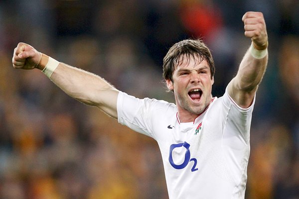 Ben Foden celebrates v Australia, Sydney 2010