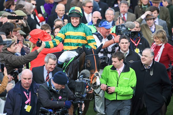 Barry Geraghty & Jezki win Champion Hurdle Cheltenham 2014