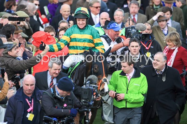 Barry Geraghty & Jezki win Champion Hurdle Cheltenham 2014