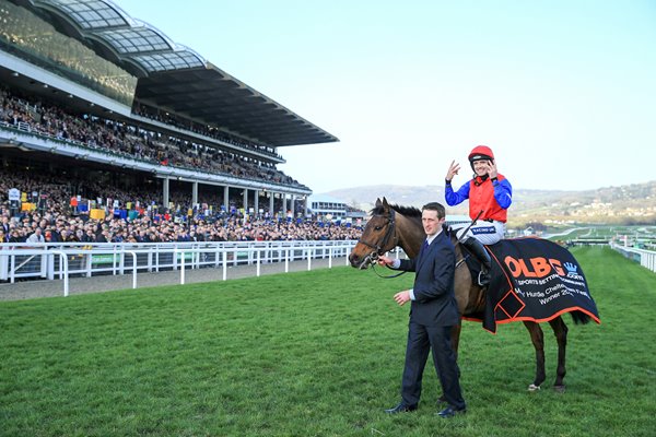 Ruby Walsh & Quevega 6th Mares' Hurdle Cheltenham 2014