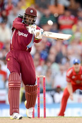 Chris Gayle West Indies v England T20 Barbados 2014