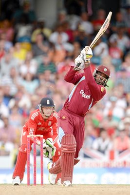 Chris Gayle West Indies v England T20 Barbados 2014