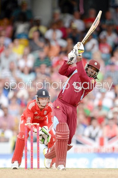 Chris Gayle West Indies v England T20 Barbados 2014