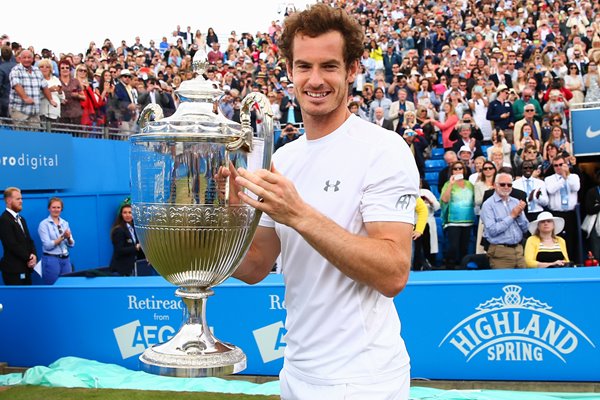 Andy Murray Aegon Champion Queens Club 2015