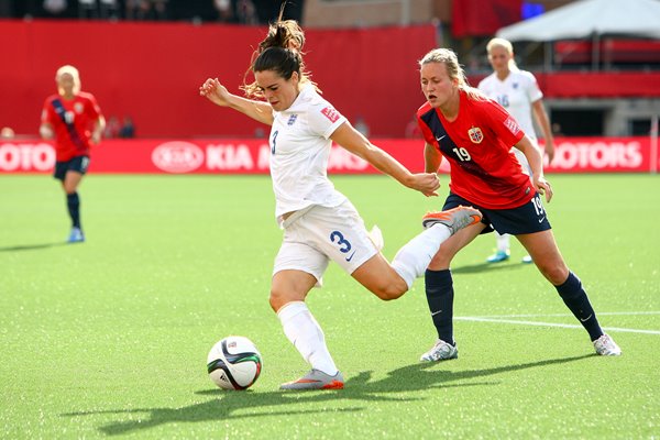 Claire Rafferty England v Norway 2015