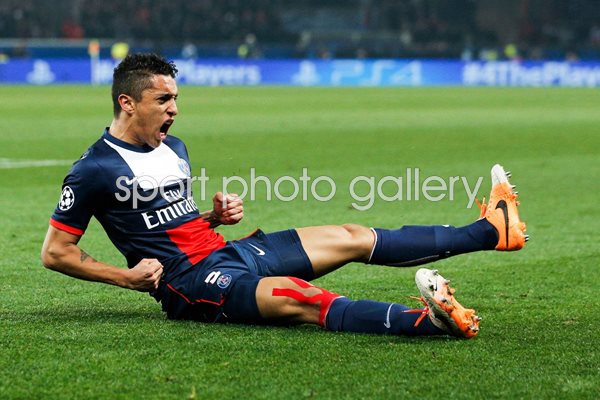 Marquinhos Paris Saint-Germain FC v Bayer Leverkusen 2014
