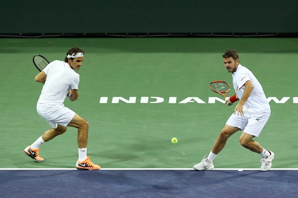 Stanislas Wawrinka & Roger Federer Switzerland Davis Cup 2014