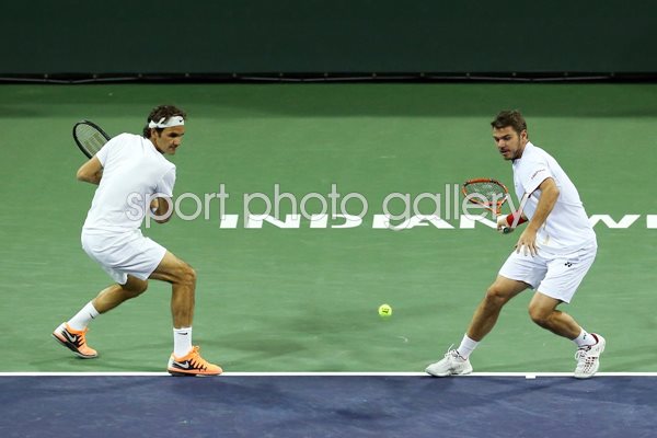 Stanislas Wawrinka & Roger Federer Switzerland Davis Cup 2014
