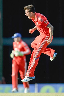 Jade Dernbach England v West Indies Barbados 2014