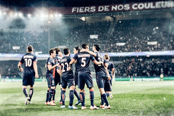 Paris Saint-Germain Players Celebrate