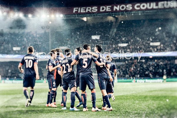 Paris Saint-Germain Players Celebrate