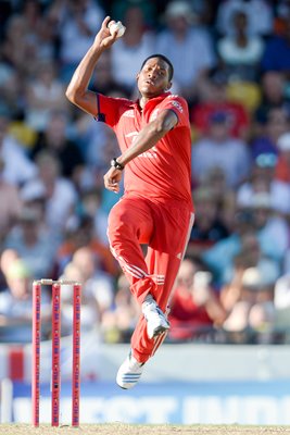 Chris Jordan England v West Indies Barbados 2014