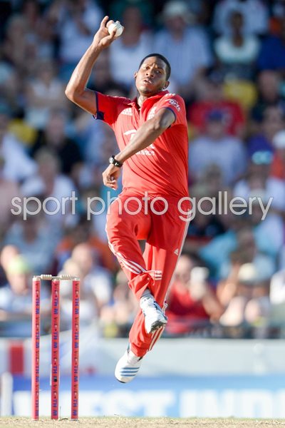 Chris Jordan England v West Indies Barbados 2014