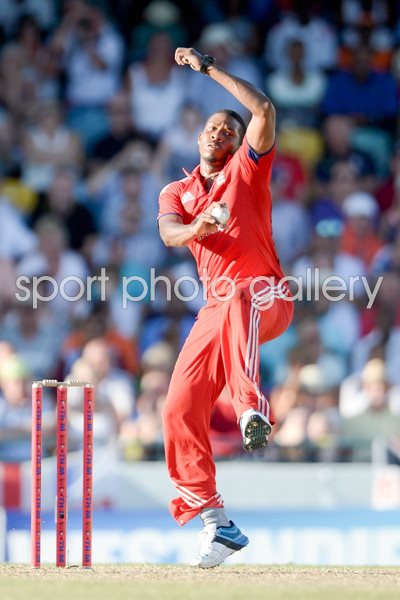 Chris Jordan England v West Indies Barbados 2014