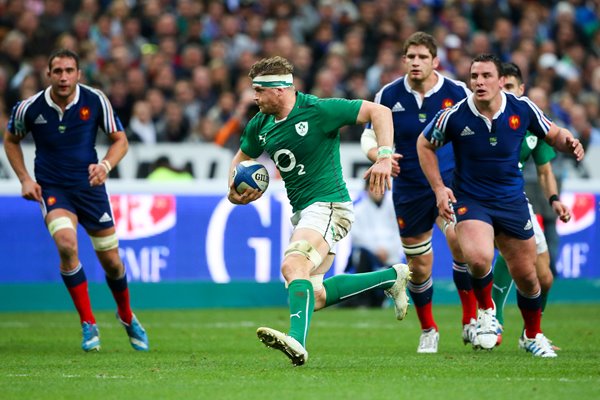 Jamie Heaslip Ireland v France Paris 2014