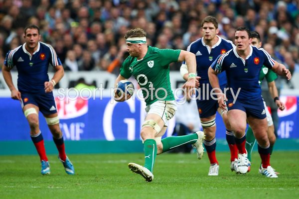 Jamie Heaslip Ireland v France Paris 2014