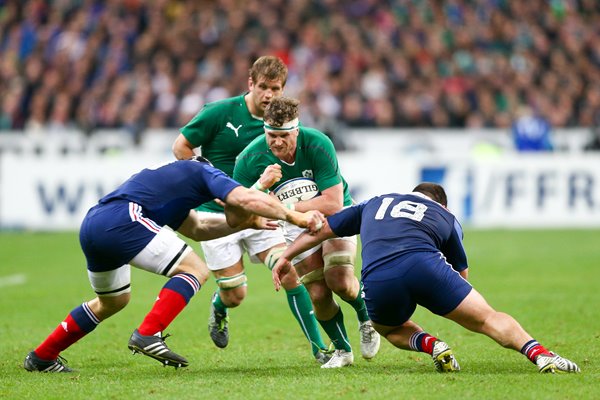 Jamie Heaslip Ireland v France Paris 2014