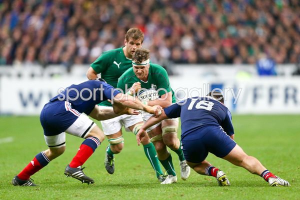 Jamie Heaslip Ireland v France Paris 2014