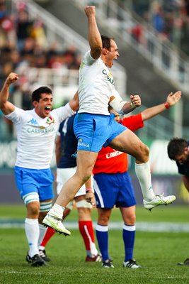 Sergio Parisse Italy v France 2011