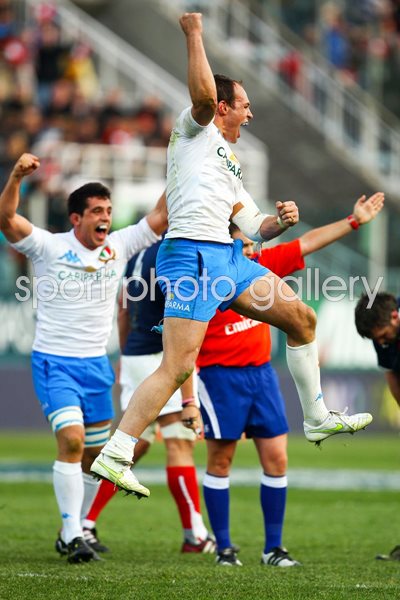 Sergio Parisse Italy v France 2011