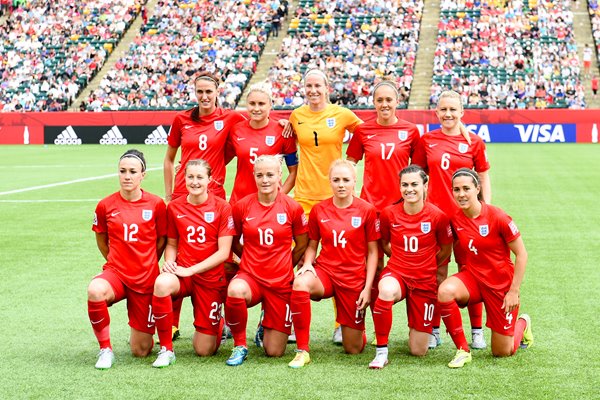 England Third Place Play-off Squad Photo