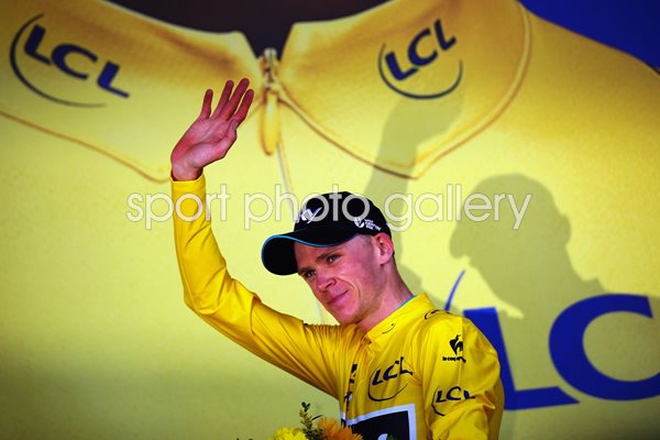 Chris Froome Sky Tour de France Yellow 2015