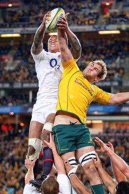 Courtney Lawes v Australia Cook Cup 2010