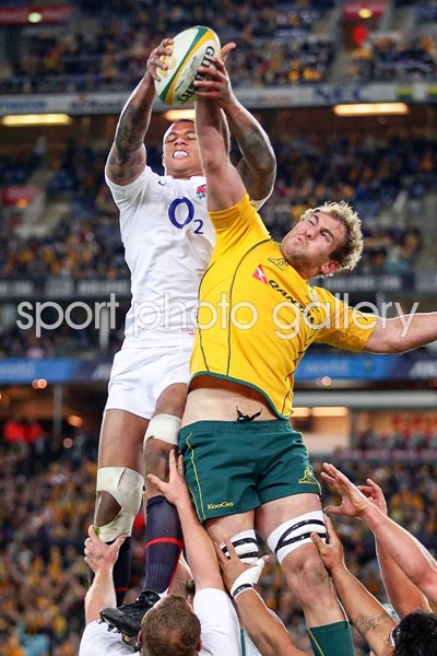 Courtney Lawes v Australia Cook Cup 2010
