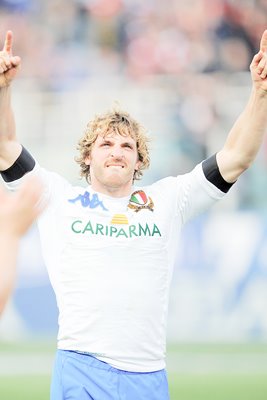 Mirco Bergamasco of Italy v France 2011