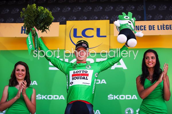 Andre Greipel Green Jersey Winner Stage Three