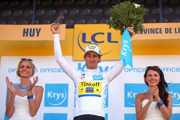 Peter Sagan White Jersey winner Stage Three