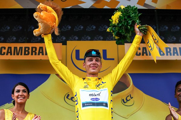 Tony Martin Yellow Jersey Winner Stage Four 2015