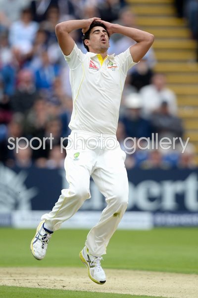 Mitchell Starc Australia v England Cardiff 2015