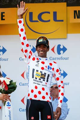 2015 Daniel Teklehaimanot Poka Dot Jersey Winner Stage Six