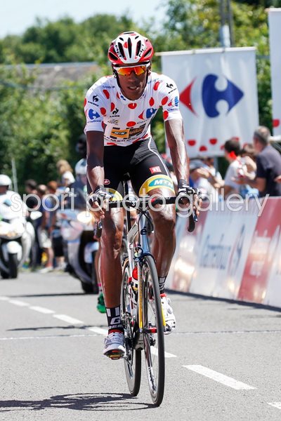 Daniel Teklehaimanot Stage Seven Le Tour de France 2015 