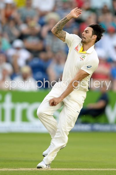 Mitchell Johnson Australia v England Cardiff 2015