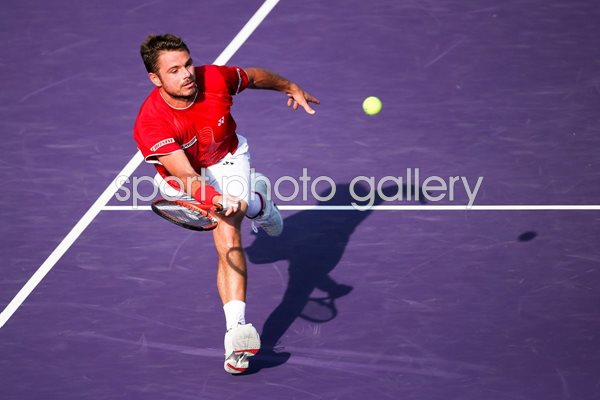 Stanislas Wawrinka Switzerland Sony Open Key Biscayne 2014