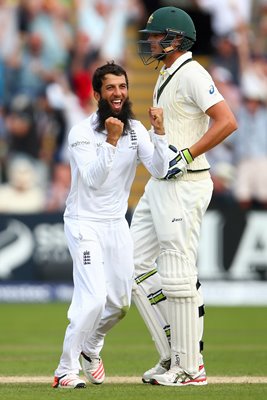 Moeen Ali England v Australia Cardiff 2015