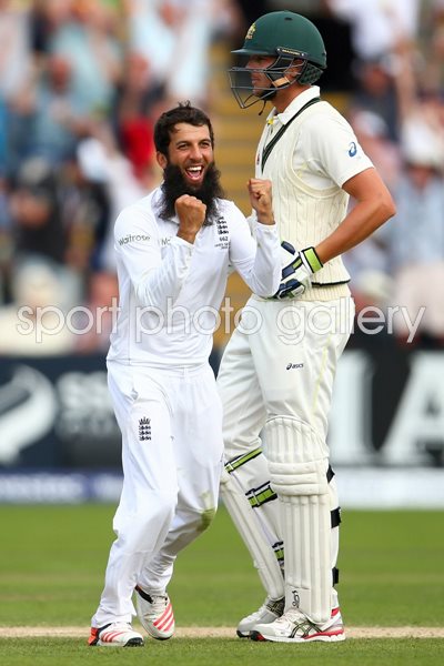 Moeen Ali England v Australia Cardiff 2015