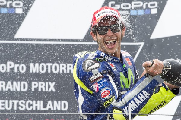  Valetino Rossi MotoGP Germany 2015 Podium