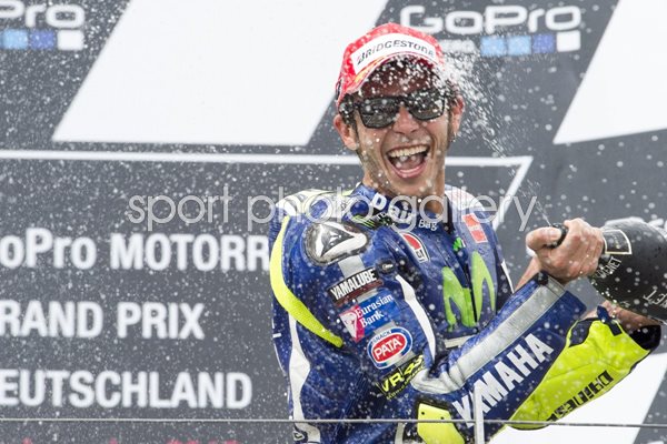  Valetino Rossi MotoGP Germany 2015 Podium