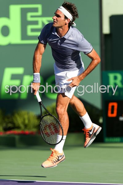 Roger Federer Sony Open Key Biscayne 2014