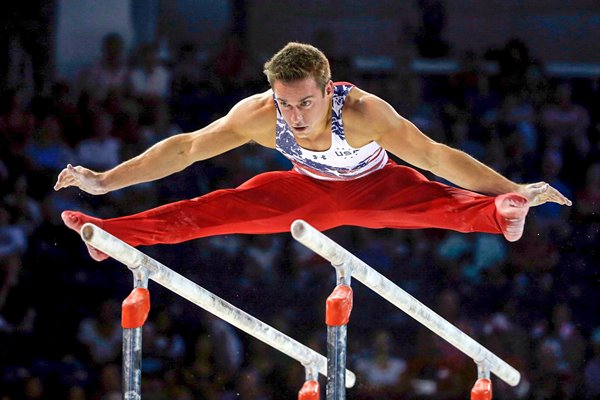 Samuel Mikulak USA Parallel bars Pan Am Games